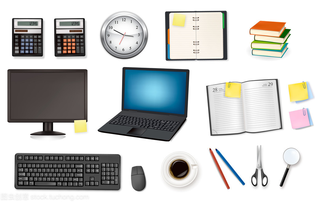 矢量辦公用品 提升商業效率的現代解決方案